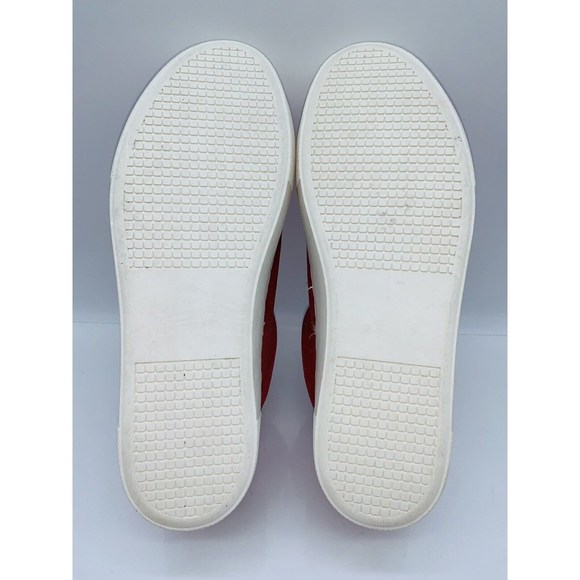 Laurie Felt Women's Lace Up Tennis Shoes Red Suede US 9M - Picture 10 of 11